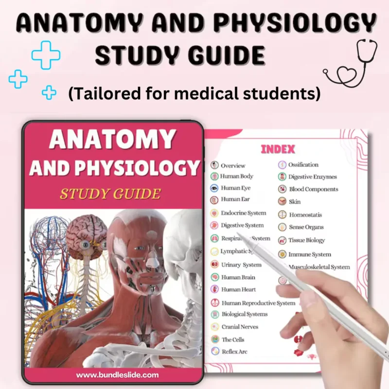 Anatomy & Physiology Study Guide with Flashcards