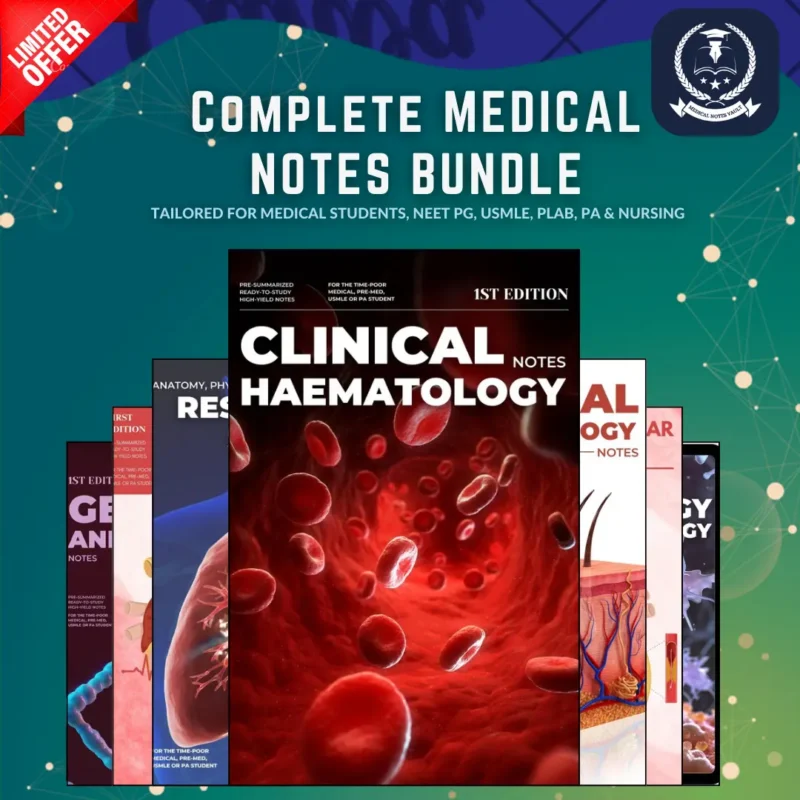 Complete Medical Notes Bundle-New (All 21 Subjects)